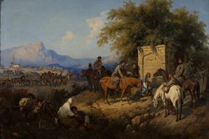 Ruské síly překračují kavkazské hory v Adjaře, 1872