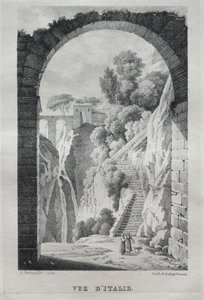 Vue dItalie, 1820.