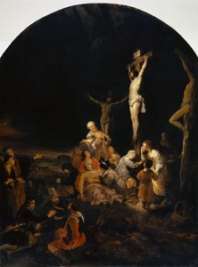 Kalvárie, 1649 (olej na dubovém dřevě) od Govaert Flinck