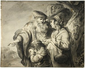 Vyhnání Hagar od Govaert Flinck