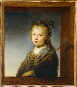 Dívka jako pastýřka ... od Govaert Flinck