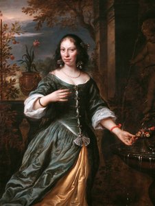 Portrét Susanny van Baerle (1622-1674) od Govert Flinck