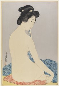 Žena po Bath, červenec 1920 od Goyo Hashiguchi