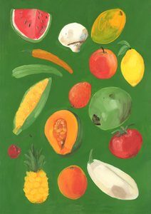 Fruit, 2013 (olej na papíře)
