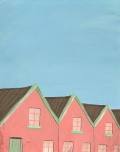 House, 2013 (olej na papíře)