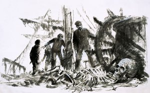 Marlborough zmizel v roce 1890 a byl objeven až po téměř čtvrt století (kvaš na papíře) od Graham Coton