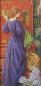 The Lacquer Cabinet, cca 1920 (akvarel na papíře) od Graham Robertson