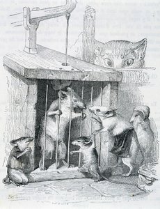 Uvězněná myš obklopená svou rozervanou rodinou - Grandville od Grandville