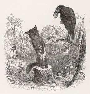 La Fontainova bajka: 1860 (rytina).