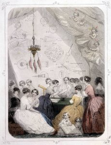 Ladies Study Astronomy - od Grandville od Grandville