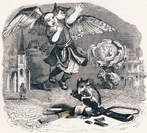 Nevěrný kustod - Bajky od La Fontaina od Grandville