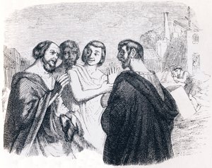 Sokratova řeč (Parole de Socrate) – Bajky od La Fontaina od Grandville