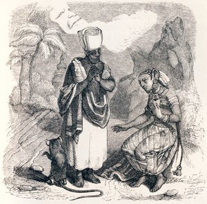 Myš se proměnila v dívku - Bajky podle La Fontaina od Grandville