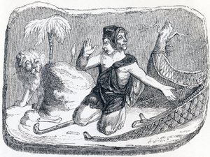 Patr a lev - Bajky od La Fontaina od Grandville