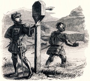 Dva dobrodruzi a talisman - Bajky od La Fontaina od Grandville