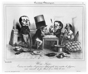 Zábor, cca 1840 od Grandville