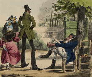 La Karikatura; č. 13, 1830-35 (ručně kolorované lito) od Grandville 1803 47 Grandville 1803 47