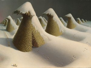 ledna 1940-41 od Grant Wood