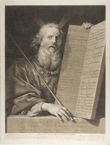Mojžíš od Gérard Edelinck