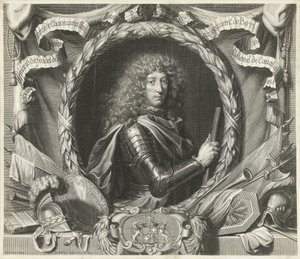 Portrét Antoine-Armand de Fradet de Saint-Aoust od Gérard Edelinck