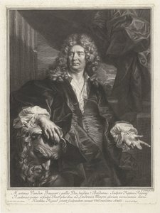 Portrét Martina Desjardinse Martinus Vanden Baugart (titul na objektu) od Gérard Edelinck