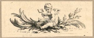 Koncovka, Putto s lopatou