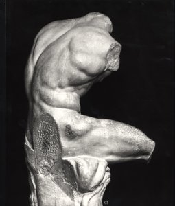 Torzo Belvedere (mramor) (černobílá fotografie) od Greco Roman Greco Roman