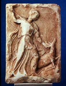 Lov Artemis, cca 410 př. n. l. (mramor) od Greek