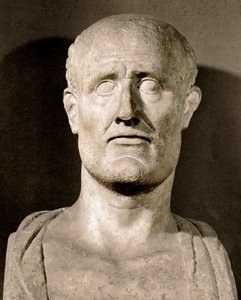 Busta Alkibiada (450-404 př.nl), státník a athénský generál Řím, musei capitolini