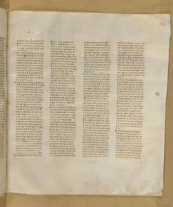 Codex Sinaiticus, Add. MS 43725, f.304r, c.325-375 (inkoust na pergamenu) od Greek School