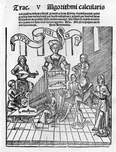 Liberal Arts: Music - in “” Philosophical Daisy”” od Gregora Reische (1467-1525). Žok