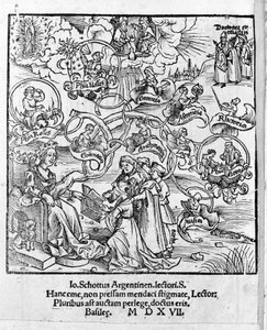 Liberální umění: Trivium a Quadrivium - v „“Margarita Philosophica”” od Gregora Reische (1467-1525). Žok