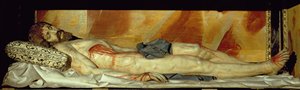 Mrtvý Kristus (polychromovaný kámen) od Gregorio Fernandez