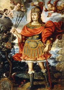 Svatý Šebestián, kolem roku 1620 od Gregorio Gamarra