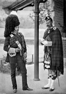 Plukovník 1. praporu Argyll a Sutherland Highlanders, 1896