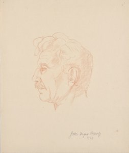 Portrét Franze Barwiga staršího od Grete Wagner Barwig