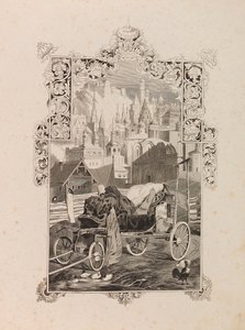 Frontispis k novele Tarantas Tarantass od Vladimira Solloguba, 1845. od Grigori Grigorevich Gagarin