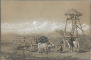 Pevnost kozáků na Kavkaze, 1846 od Grigori Grigorevich Gagarin