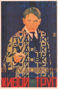 Filmový plakát Živá mrtvola, 1929
