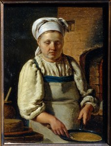Cook - Peinture Grigori Karpovič Michajlov (1814-1867) - 1835 - Olej na plátně - 21x15,8 - Státní skanzen historie a architektury Novgorodský Kreml, Novgorod od Grigori Karpovich Mikhaylov