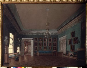 V pokoji. Obraz Grigorije Karpoviče Michajlova (1814-1867), olej na plátně. Ruské umění 19. století. Státní Treťjakovská galerie, Moskva. od Grigory Mikhailov
