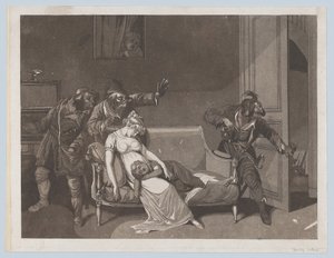 První scéna zlodějů, ca. 1805. od Gror