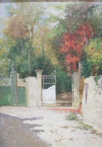 Brány vily Pucci ve Florencii od Gualtiero Baynes
