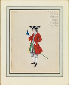 Portrét cizince, kolem roku 1765 od Guanpeng Ding