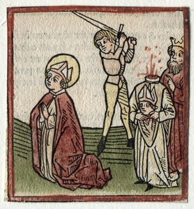 Sts. Theonestus a Albanus; nebo St. Louis. Pankráce od Günther Zainer