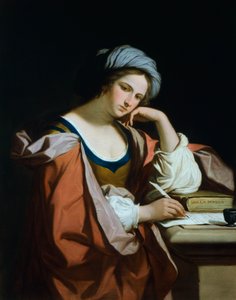 Perská Sibyla, Felice Giani (1758-1823), olej na plátně od Guercino