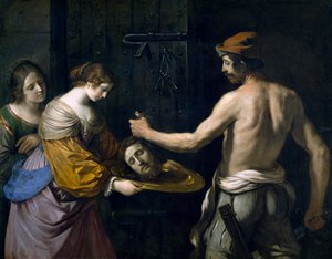 Salome přijímá hlavu sv. Jana Křtitele