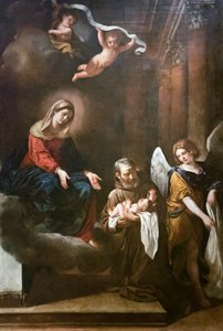 Madona s fra Felice da Cantalice, Ježíšek a anděl Guercino