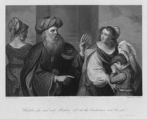 "Vyžeňte tuto Bondswoman a jejího syna," Genesis XXI od Guercino