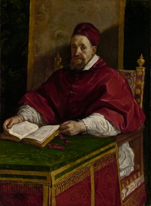 Papež Řehoř XV., kolem 1622-23 (olej na plátně) od Guercino